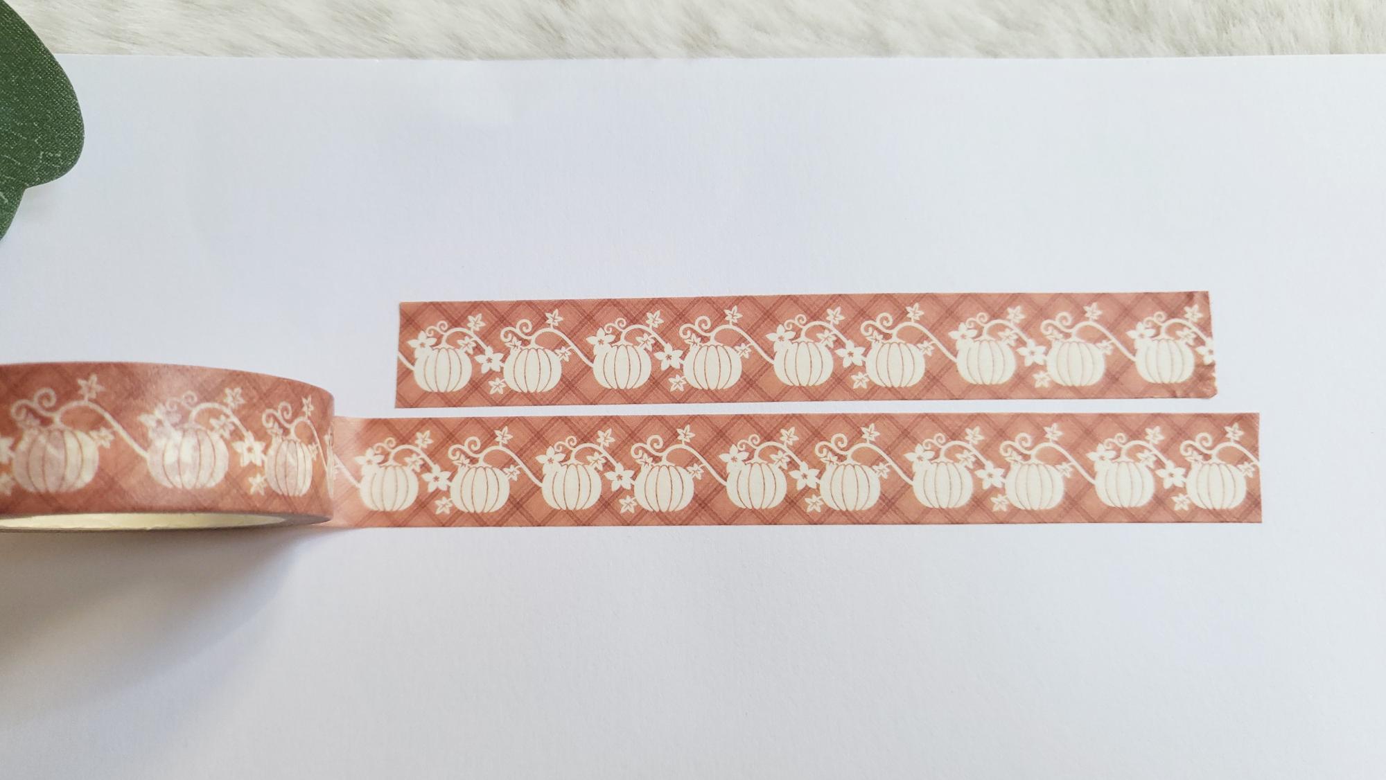Washi Tape Kürbis